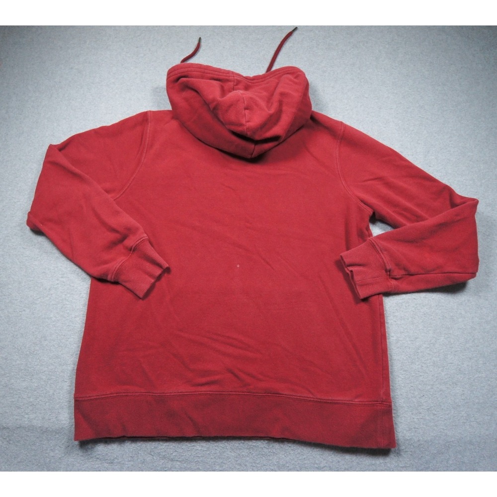 The North Face Sweatshirt Womens Medium Red Hoodie Fleece Pullover Ladies FLAW* - Picture 5 of 11